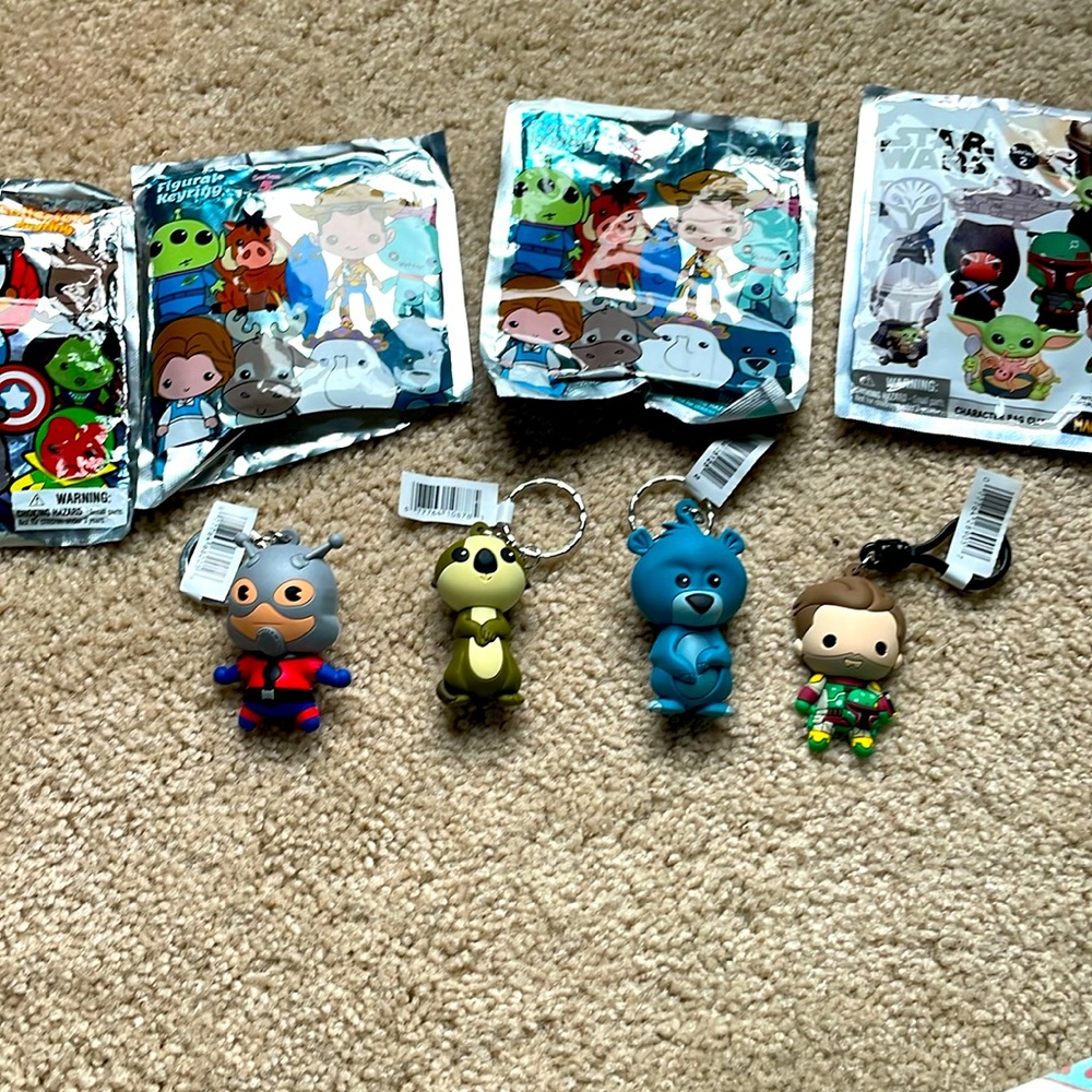 Disney figure keychain
